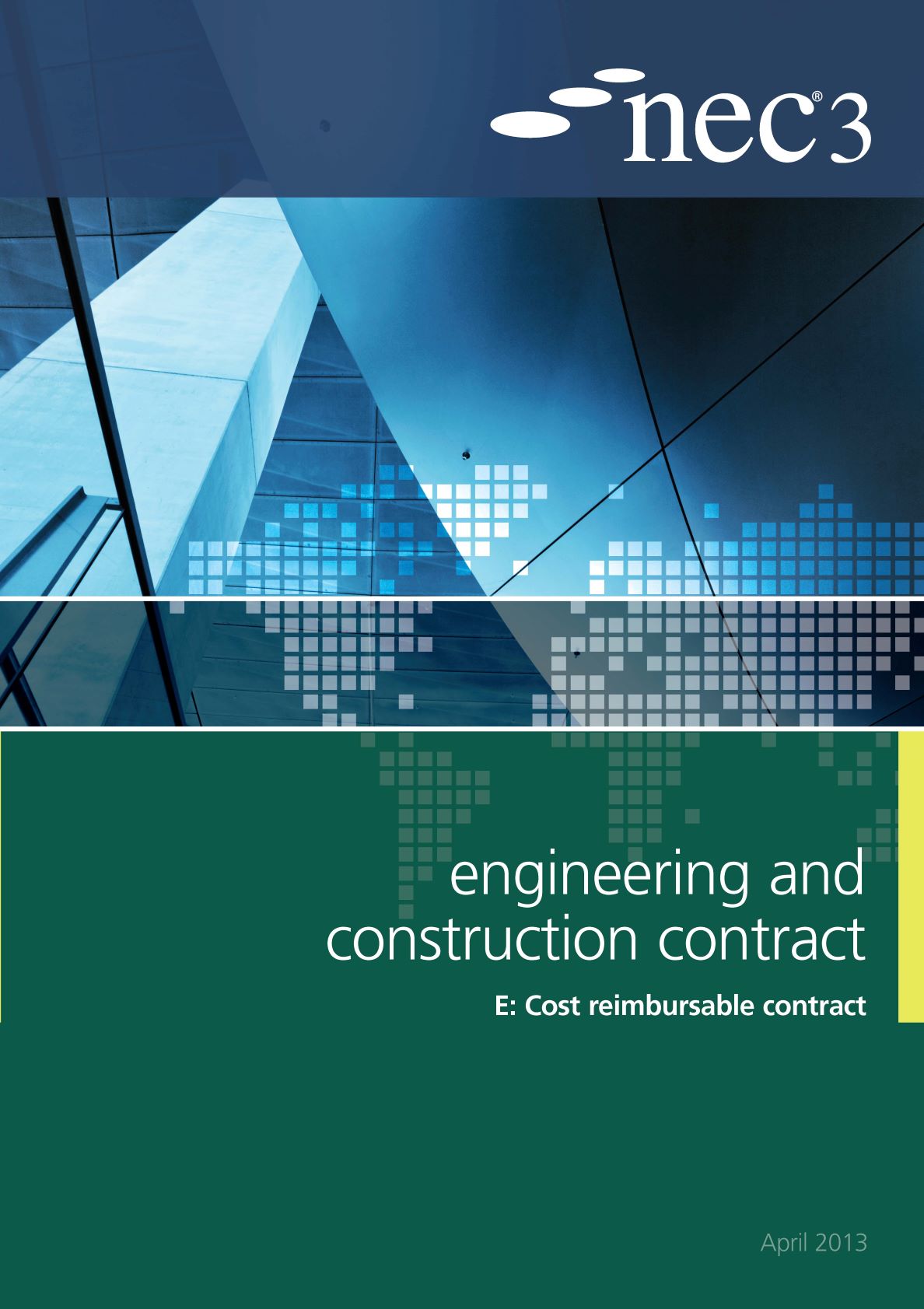 NEC3: Engineering And Construction Contract Option E | NEC Products ...